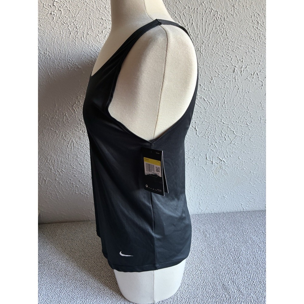 Nike Dri-FIT Women's Black Open Back Training Tank Top Size S NWT. - Picture 14 of 16